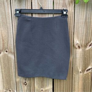Vintage Emporio Armani Gray Wool Mini Skirt size 40/ 4 / Small